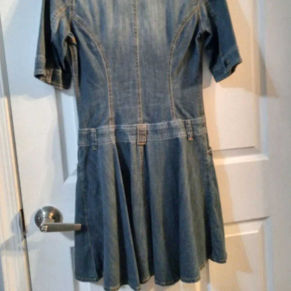 Denim Mini Dress - Picture 7 of 14